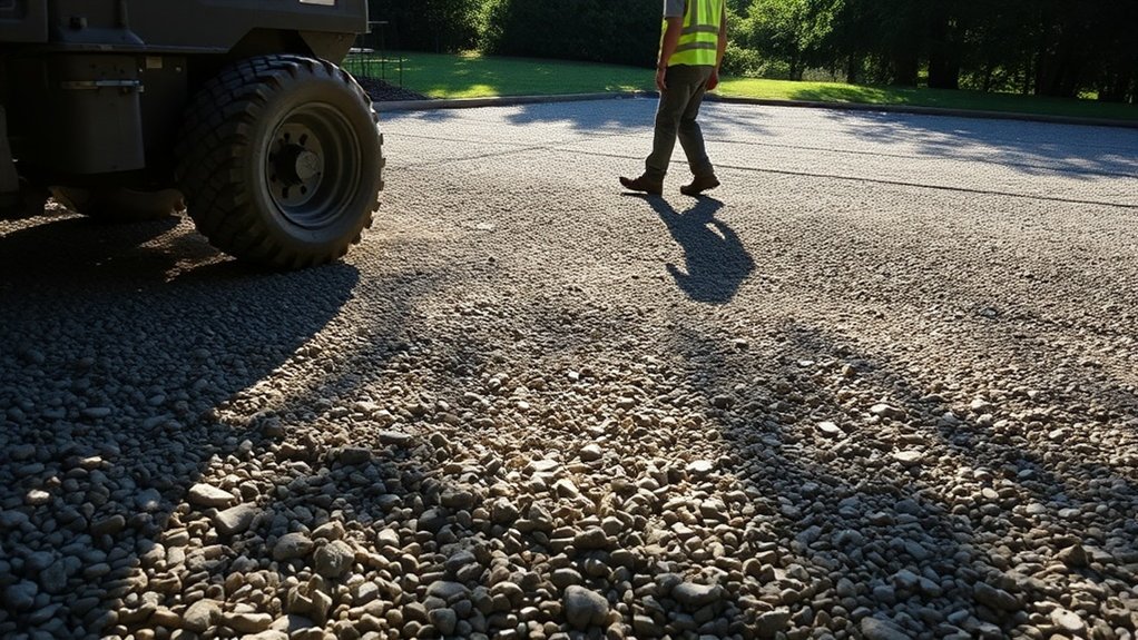 sub base installation and compaction