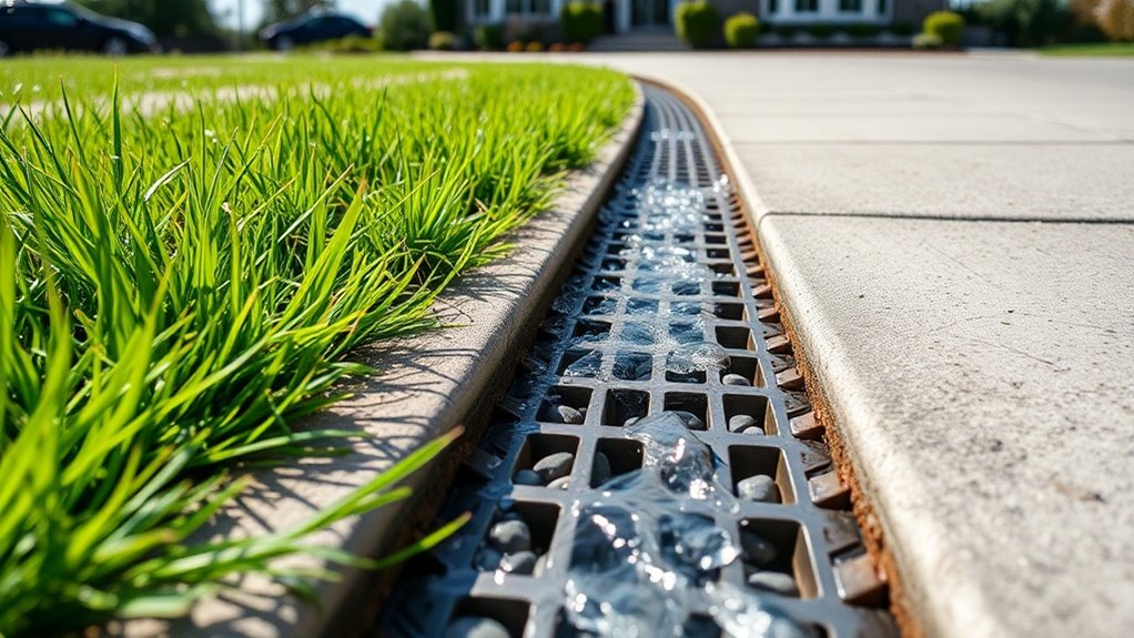 trench drains for runoff