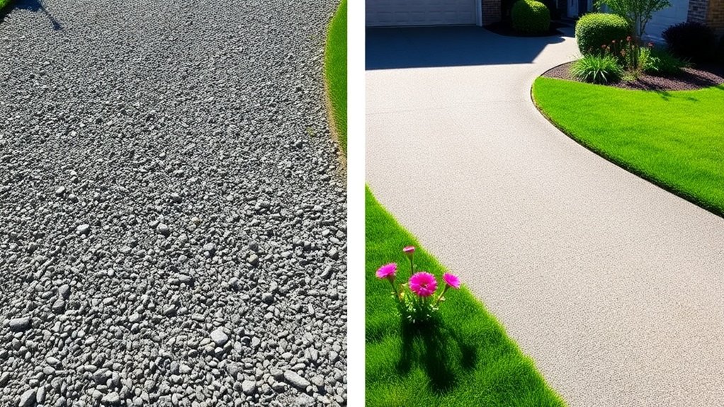 visual transformations of driveways
