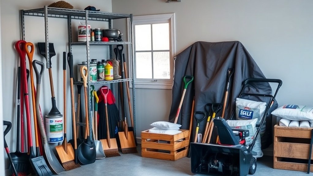winter tool storage strategies