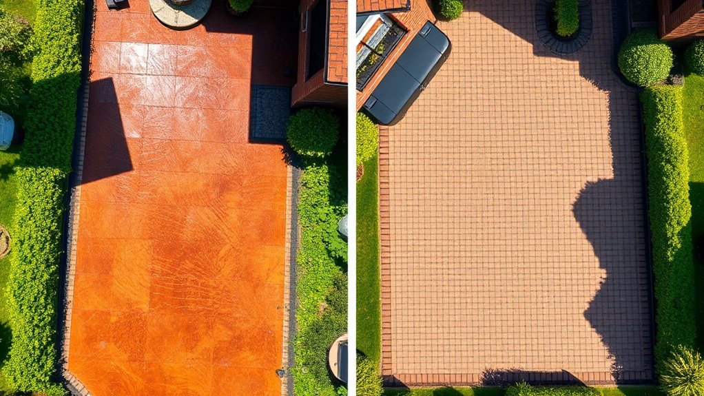 driveway choice aesthetics vs durability