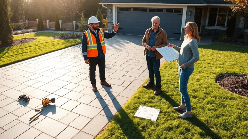 driveway installation consultation process