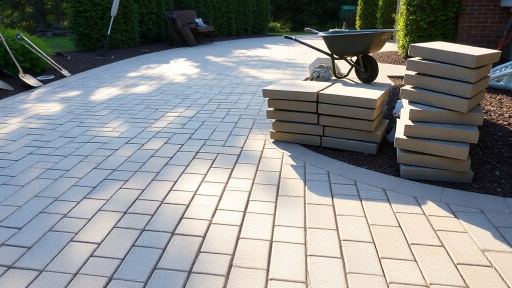 driveway material installation timelines