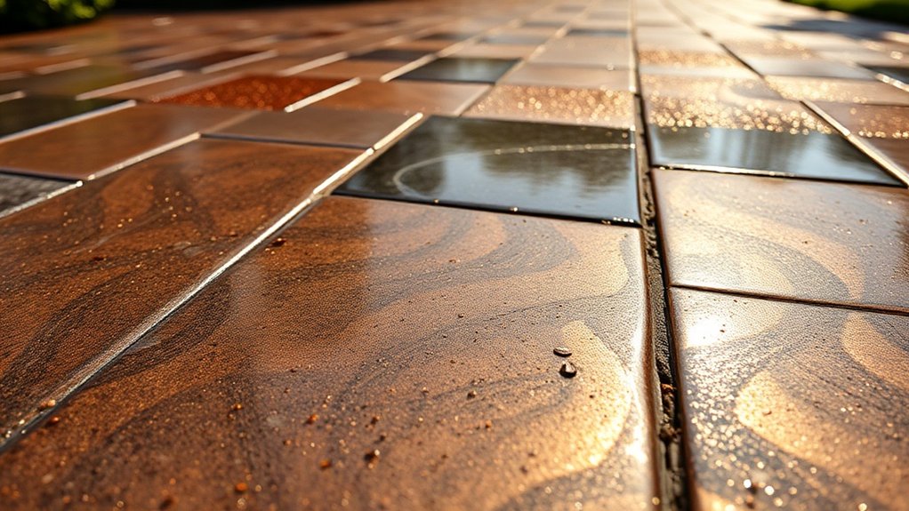 metallic driveway finishes luxury