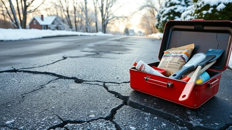 prevent winter driveway damage