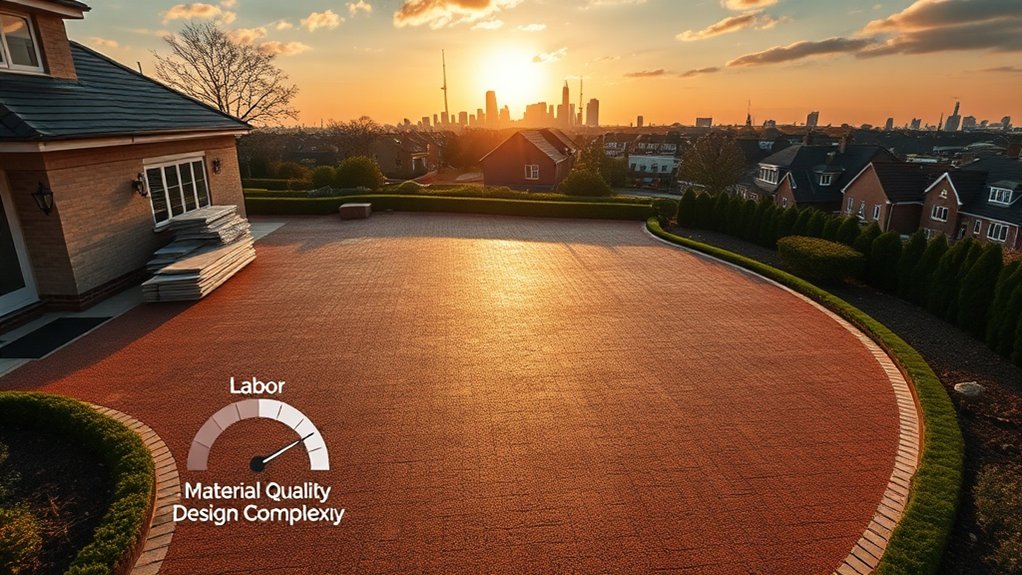 pricing factors for driveways