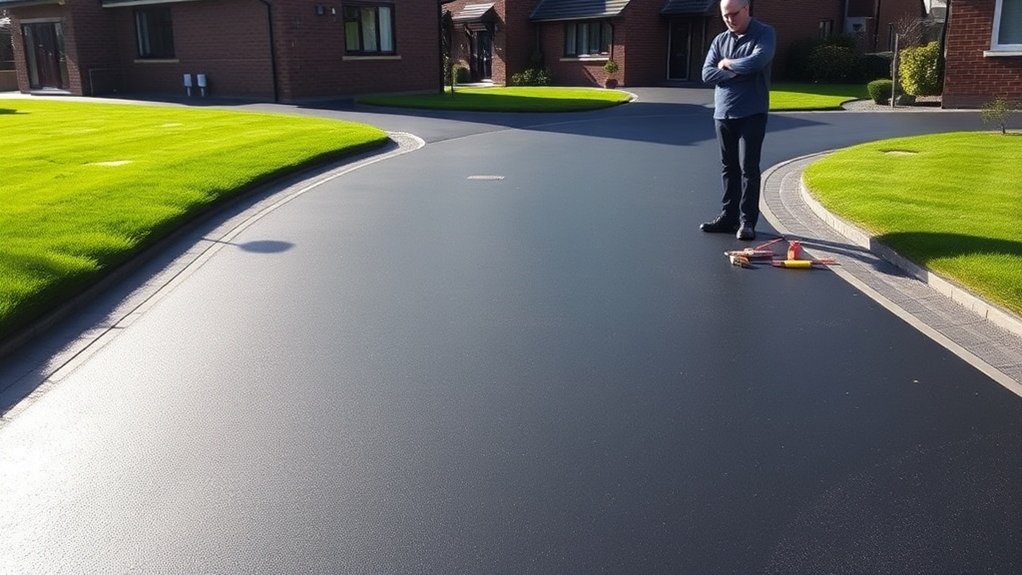 professional driveway installation compliance