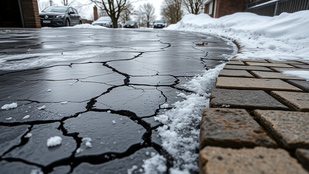 winter driveway material selection