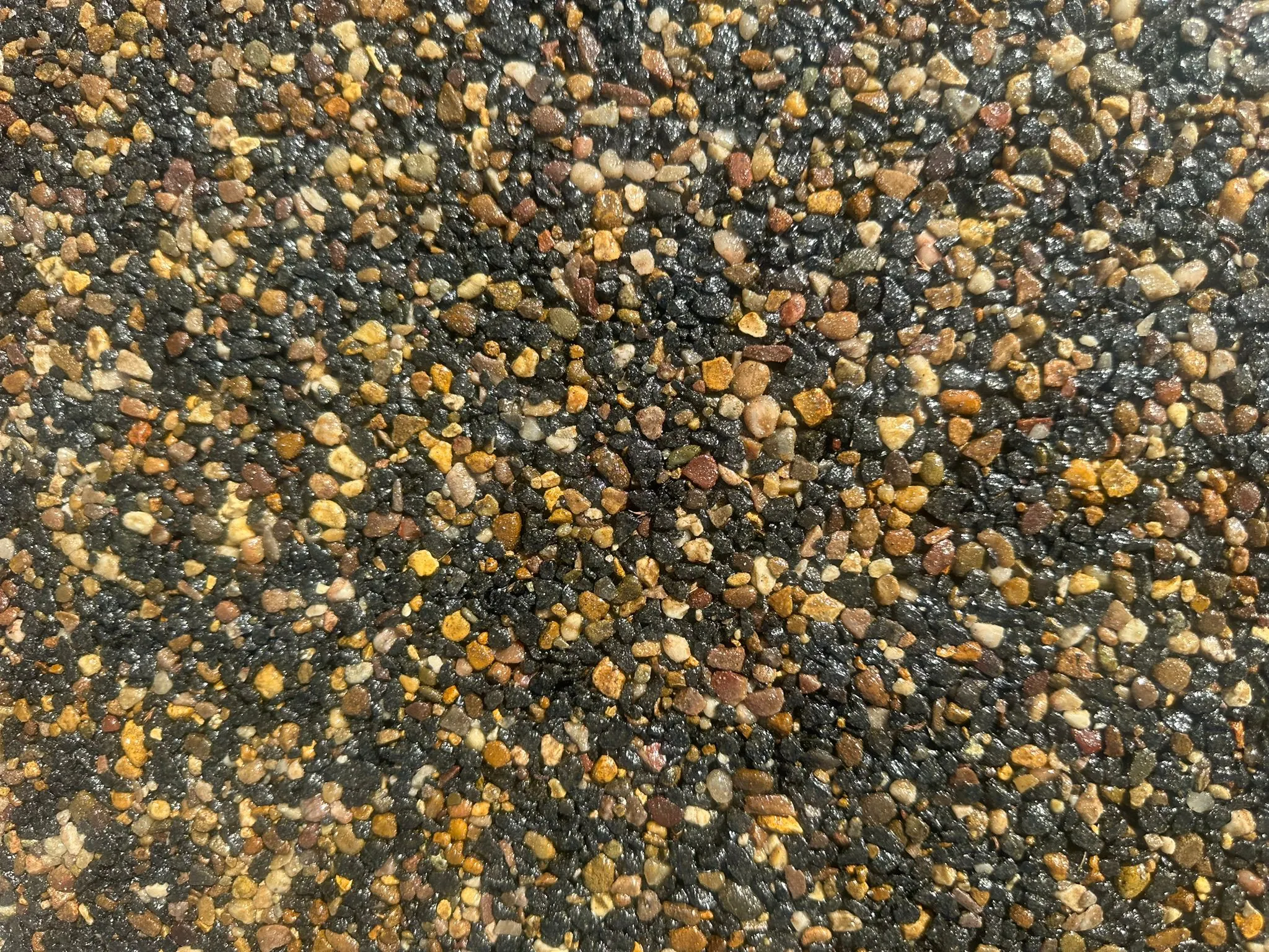 Amber resin aggregate texture close-up