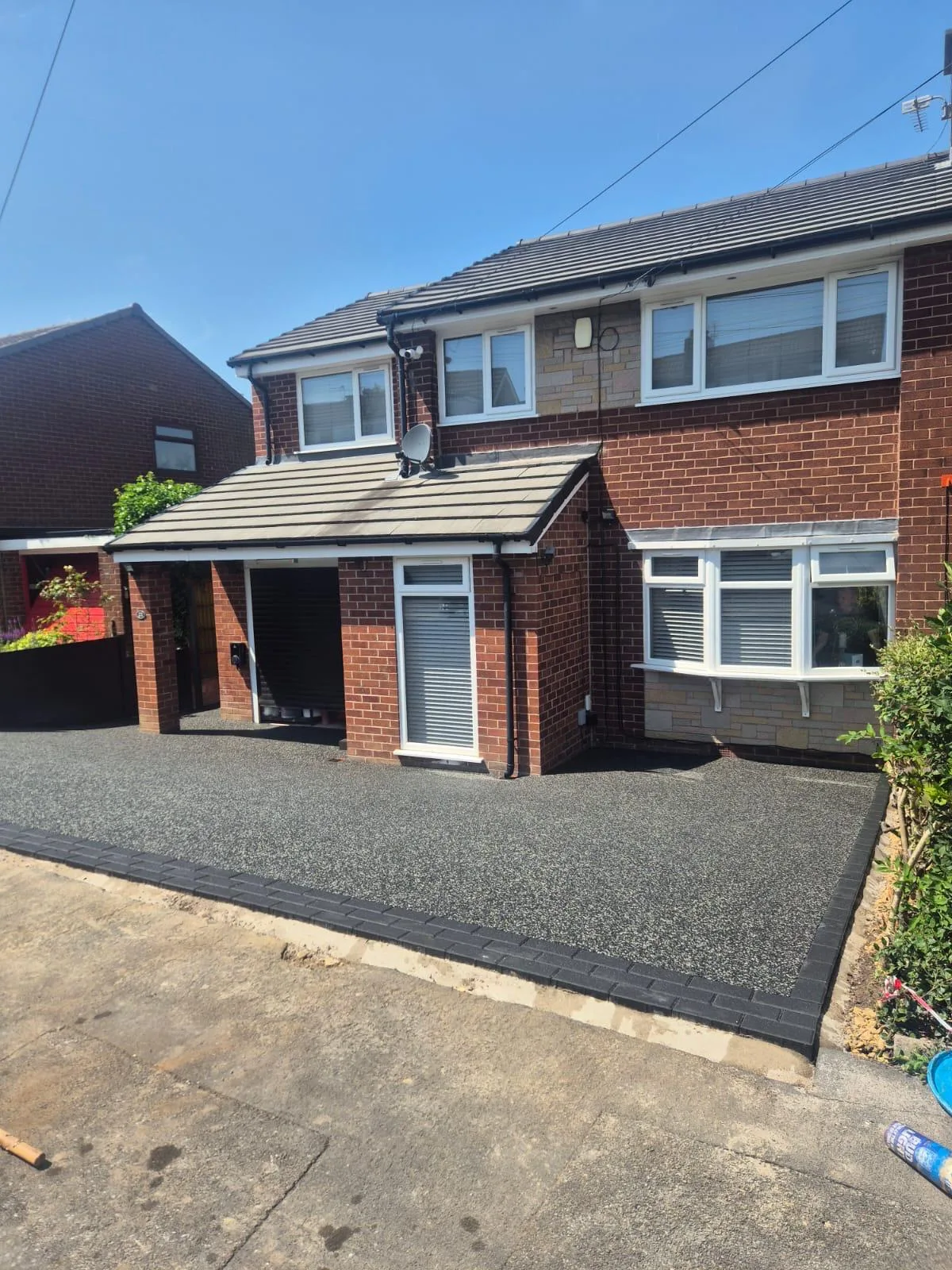 Walkthrough of the completed Eclipse resin driveway in Dukinfield